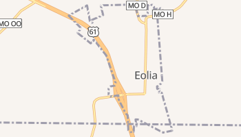 Eolia, Missouri map