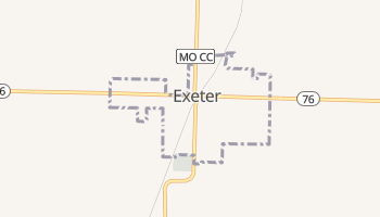 Exeter, Missouri map