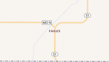 Fagus, Missouri map