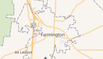 Farmington, Missouri map