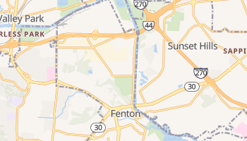 Fenton, Missouri map
