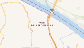 Fort Bellefontaine, Missouri map