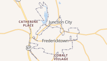 Fredericktown, Missouri map