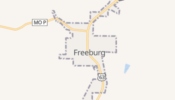 Freeburg, Missouri map