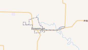 Freeman, Missouri map