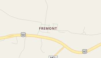 Fremont, Missouri map