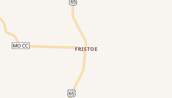 Fristoe, Missouri map