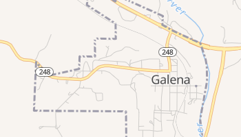 Galena, Missouri map