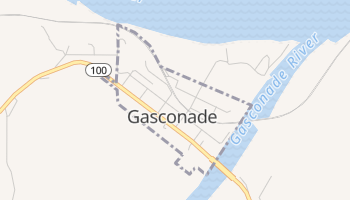 Gasconade, Missouri map