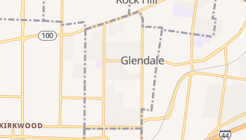 Glendale, Missouri map