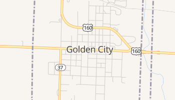 Golden City, Missouri map