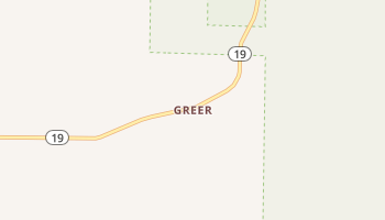 Greer, Missouri map