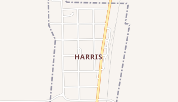 Harris, Missouri map