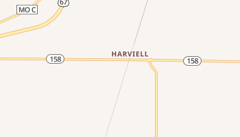 Harviell, Missouri map