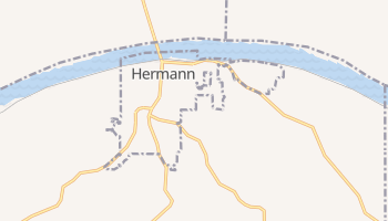 Hermann, Missouri map