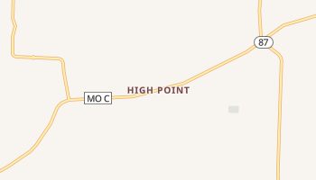 High Point, Missouri map
