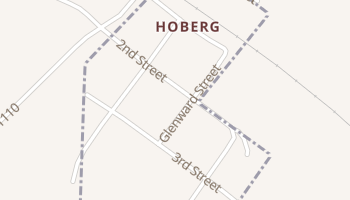 Hoberg, Missouri map