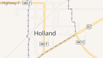 Holland, Missouri map