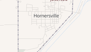 Hornersville, Missouri map