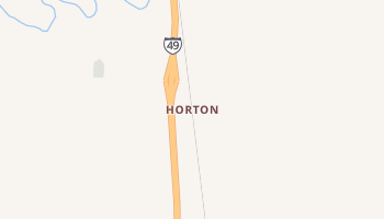Horton, Missouri map
