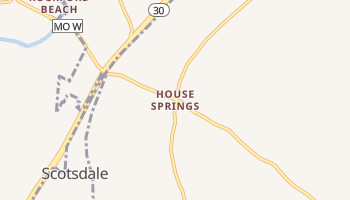 House Springs, Missouri map