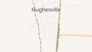 Hughesville, Missouri map