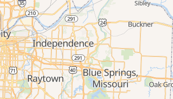 Independence, Missouri map