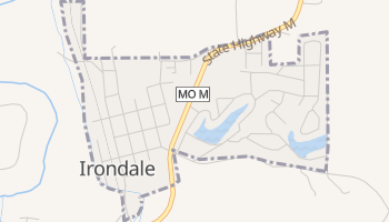 Irondale, Missouri map