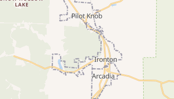 Ironton, Missouri map