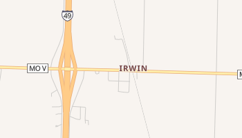 Irwin, Missouri map