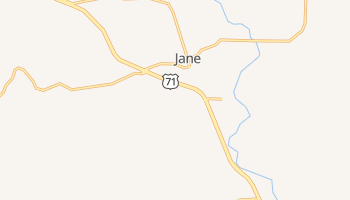 Jane, Missouri map