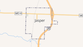 Jasper, Missouri map
