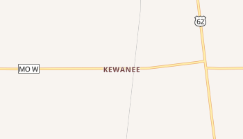 Kewanee, Missouri map