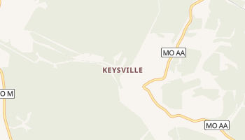 Keysville, Missouri map