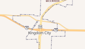 Kingdom City, Missouri map