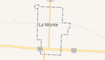 La Monte, Missouri map