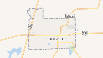 Lancaster, Missouri map