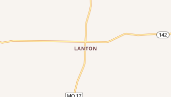 Lanton, Missouri map