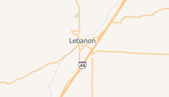 Lebanon, Missouri map