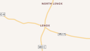 Lenox, Missouri map