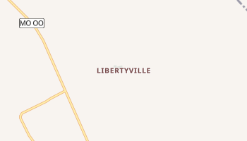 Libertyville, Missouri map