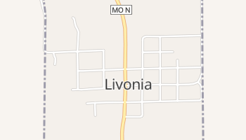 Livonia, Missouri map