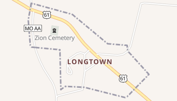 Longtown, Missouri map