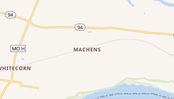 Machens, Missouri map