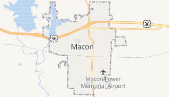 Macon, Missouri map