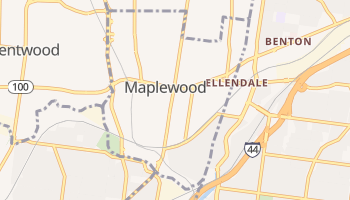 Maplewood, Missouri map