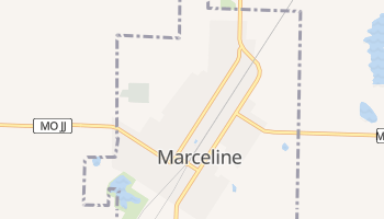 Marceline, Missouri map