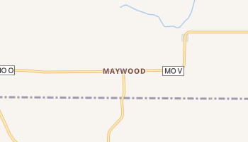 Maywood, Missouri map