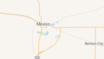 Mexico, Missouri map