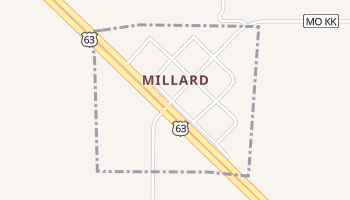 Millard, Missouri map
